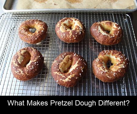 What makes pretzel dough different?